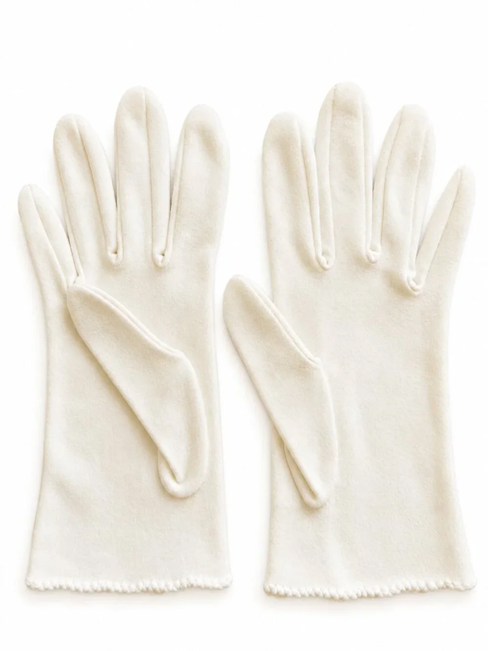 VINTAGE GLOVES 1950-60 Lot 3 Pairs Leather Driving White Beaded Wrist Long Opera